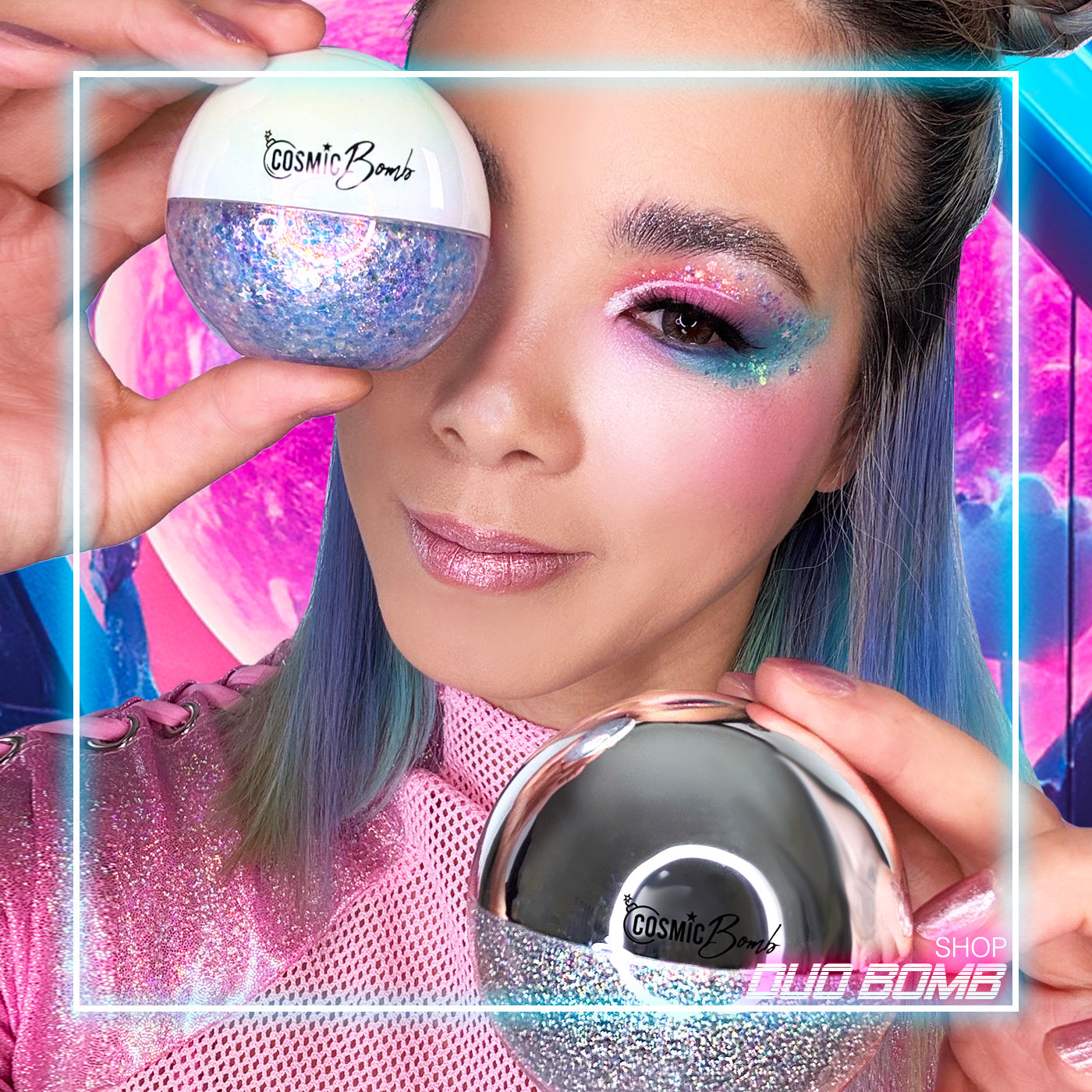 Duo Bomb Glitter Mix & Match Fesitival & Rave Makeup