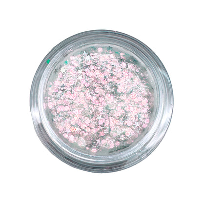 Cosmic Light - Starlight Festival & Rave Glitter Makeup
