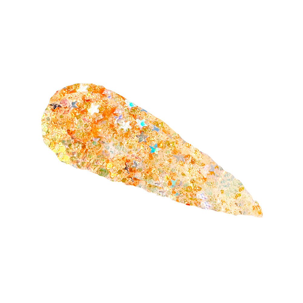 Cosmic Light - Citrus Spark Festival & Rave Glitter Makeup