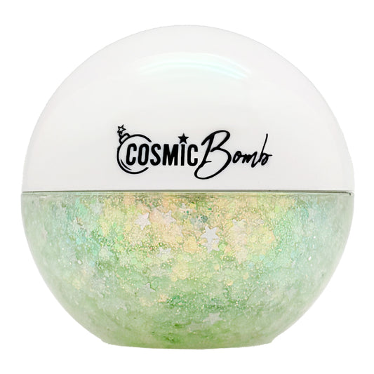 Cosmic Light - Lime Light 
Festival & Rave Glitter Makeup