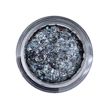 Cosmic Burst - Eclipse Festival & Rave Glitter Makeup