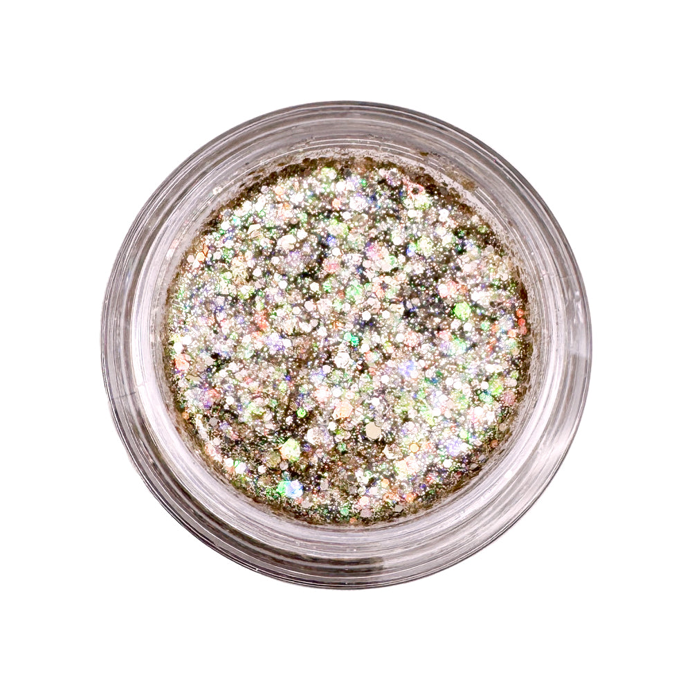 Cosmic Burst - Sunbeam Aura Festival & Rave Glitter Makeup