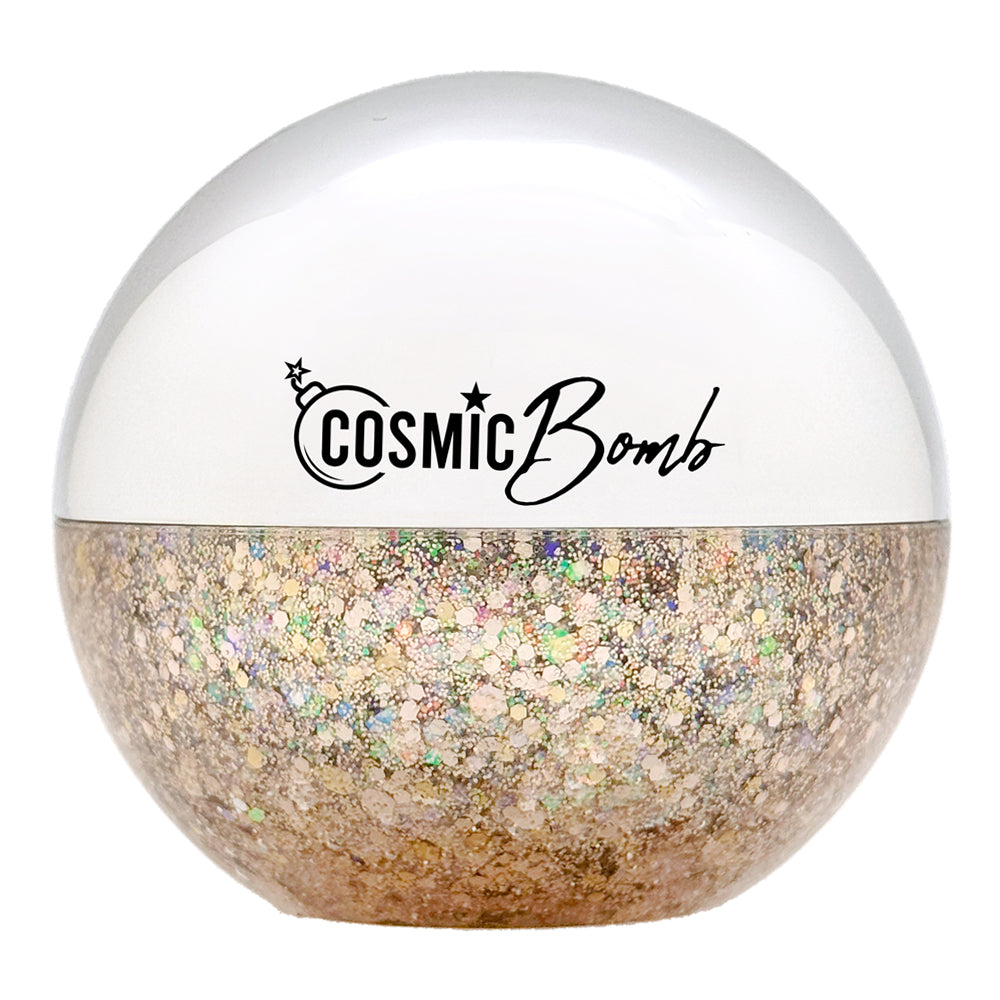 Cosmic Burst - Sunbeam Aura Festival & Rave Glitter Makeup