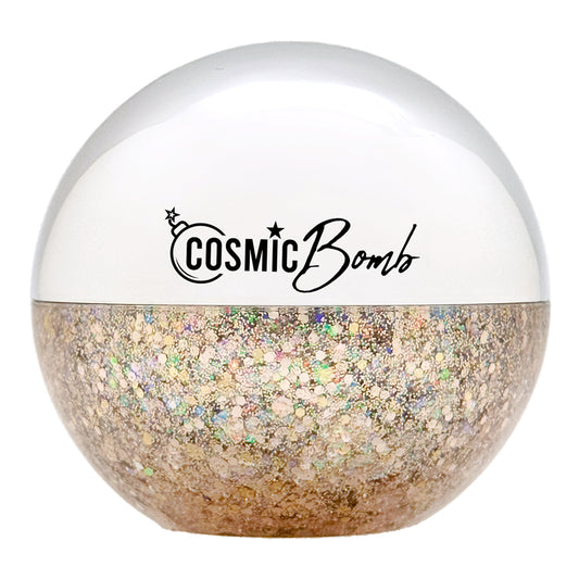 Cosmic Burst - Sunbeam Aura Festival & Rave Glitter Makeup