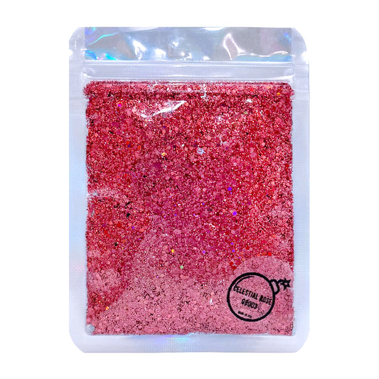 Cosmic Burst - Celestial Rose Bomb Reload Festival & Rave Glitter Makeup