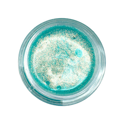 Cosmic Spark - Mint Cosmos Festival & Rave Glitter Makeup