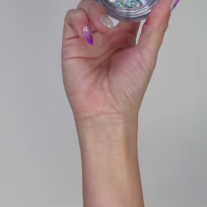Cosmic Burst - Supernova Festival & Rave Glitter Makeup