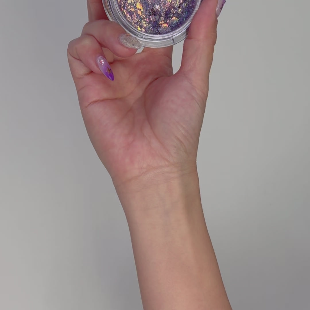 Cosmic Light - Twilight Festival & Rave Glitter Makeup
